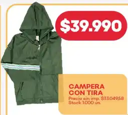 Supermercados Tadicor Campera con tira oferta