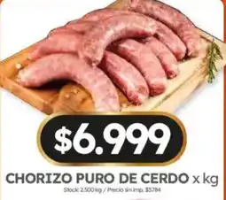 Cordiez Chorizo puro de cerdo oferta