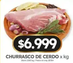 Cordiez Churrasco de cerdo oferta