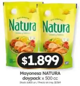 Cordiez Natura mayonesa doypack oferta