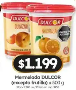 Cordiez Dulcor mermelada oferta