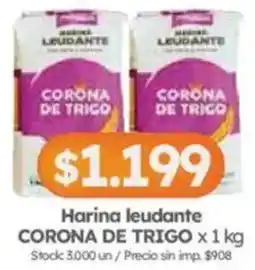 Cordiez Corona de trigo harina leudante oferta