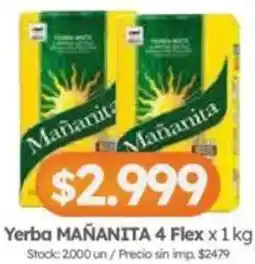 Cordiez Mañanita yerba oferta