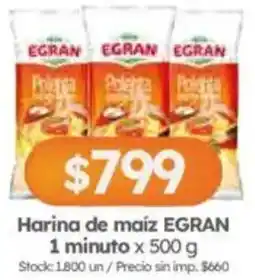 Cordiez Egran harina de maíz oferta