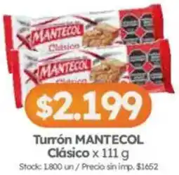 Cordiez Mantecol turrón clásico oferta