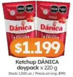 Cordiez Dánica ketchup doypack oferta
