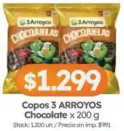 Cordiez Arroyos copos 3 chocolate oferta