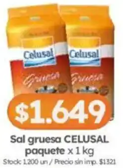 Cordiez Celusal sal gruesa paquete oferta