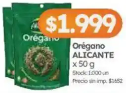 Cordiez Alicante orégano oferta