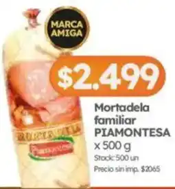 Cordiez Piamontesa mortadela familiar oferta