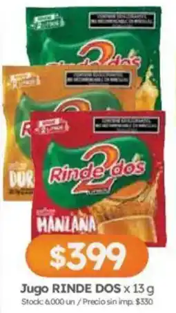 Cordiez Rinde dos jugo oferta
