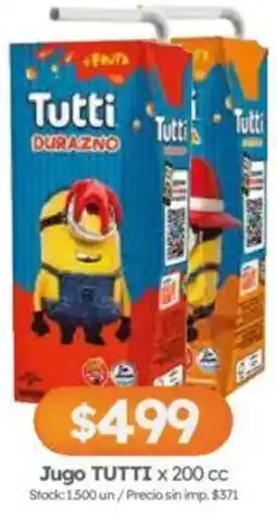 Cordiez Tutti jugo oferta