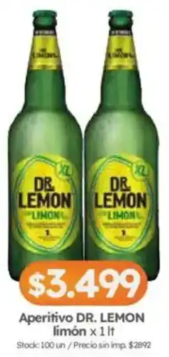 Cordiez Dr. lemon aperitivo limón oferta