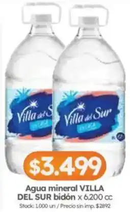 Cordiez Villa del sur agua mineral bidón oferta