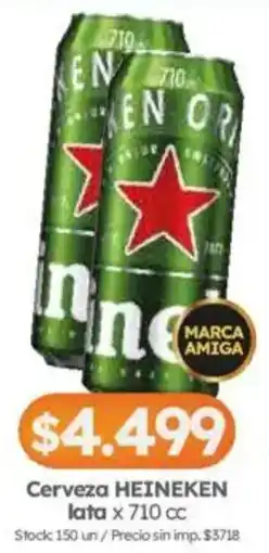 Cordiez Heineken cerveza lata oferta