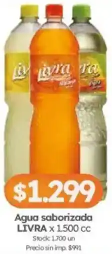 Cordiez Livra agua saborizada oferta