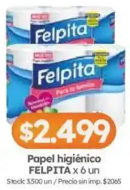 Cordiez Felpita papel higiénico oferta