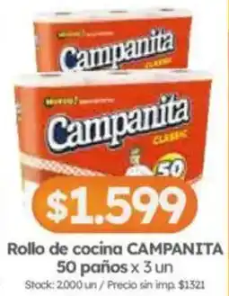 Cordiez Campanita rollo de cocina oferta