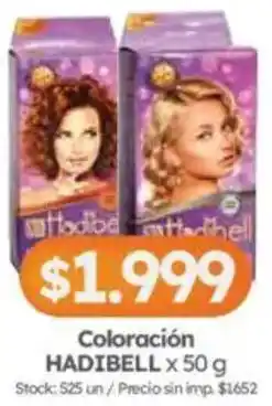 Cordiez Hadibell coloración oferta