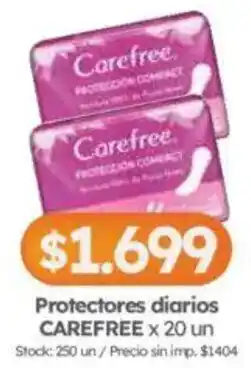 Cordiez Carefree protectores diarios oferta