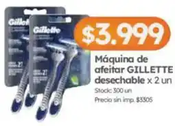 Cordiez Gillette máquina de afeitar desechable oferta