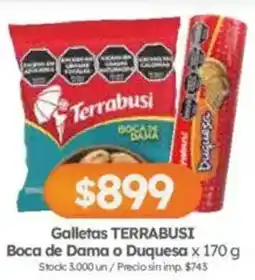 Cordiez Terrabusi galletas boca de dama o duquesa oferta