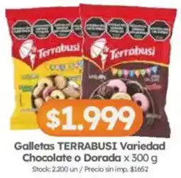 Cordiez Terrabusi galletas variedad chocolate o dorada oferta