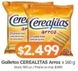 Cordiez Cerealitas galletas arroz oferta