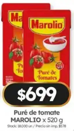 Cordiez Marolio puré de tomate oferta