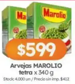 Cordiez Marolio arvejas tetra oferta