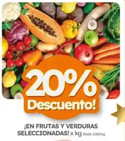 Cordiez ¡en frutas y verduras seleccionadas! oferta