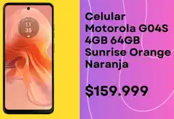 Coppel Motorola celular G04S oferta