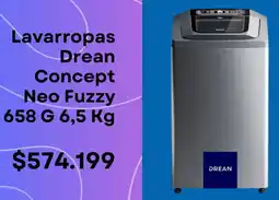 Coppel Drean lavarropas concept neo fuzzy oferta