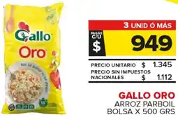 Carrefour Maxi Gallo oro arroz parboil bolsa oferta