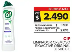 Carrefour Maxi Lif limpiador cremoso bioactive original oferta
