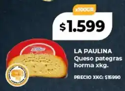 Supermayorista Vital La paulina queso pategras horma oferta