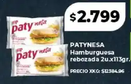 Supermayorista Vital PATYNESA Hamburguesa rebozada oferta
