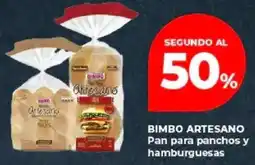 Supermayorista Vital Bimbo artesano pan para panchos y hamburguesas oferta