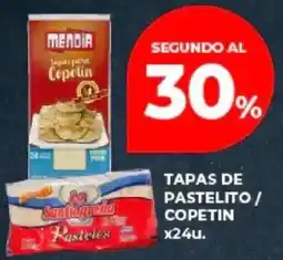 Supermayorista Vital Tapas de pastelito/ copetin oferta