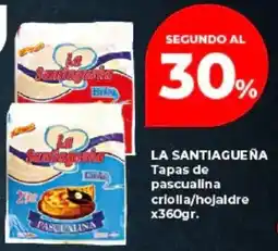 Supermayorista Vital La santiagueña tapas de pascualina criolla/hojaldre oferta