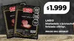 Supermayorista Vital Lario mortadela c/pistacho feteada oferta