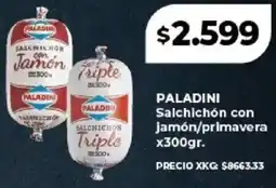 Supermayorista Vital Paladini salchichón con jamón/primavera oferta