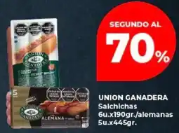 Supermayorista Vital Union ganadera salchichas oferta