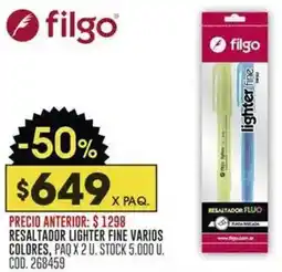 Coto Resaltador lighter fine varios colores oferta