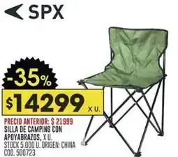 Coto Silla de camping con apoyabrazos oferta