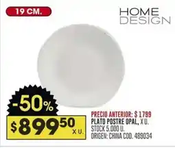 Coto Home design plato postre opal oferta