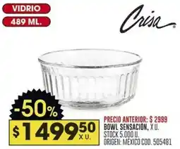 Coto Crisa bowl sensación oferta