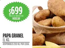 Supermercados Vea Papa granel oferta