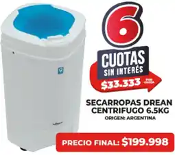 Supermayorista Vital Secarropas drean centrifugo oferta
