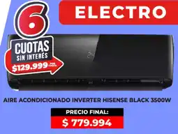 Supermayorista Vital Aire acondicionado inverter hisense black oferta